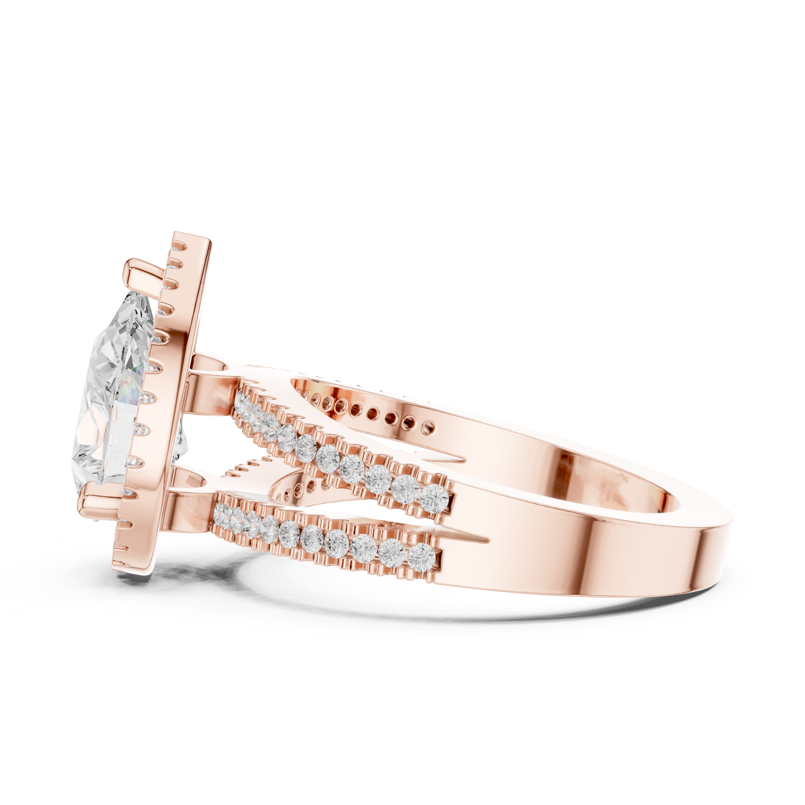 Decorative fashion ring with stylish shape.