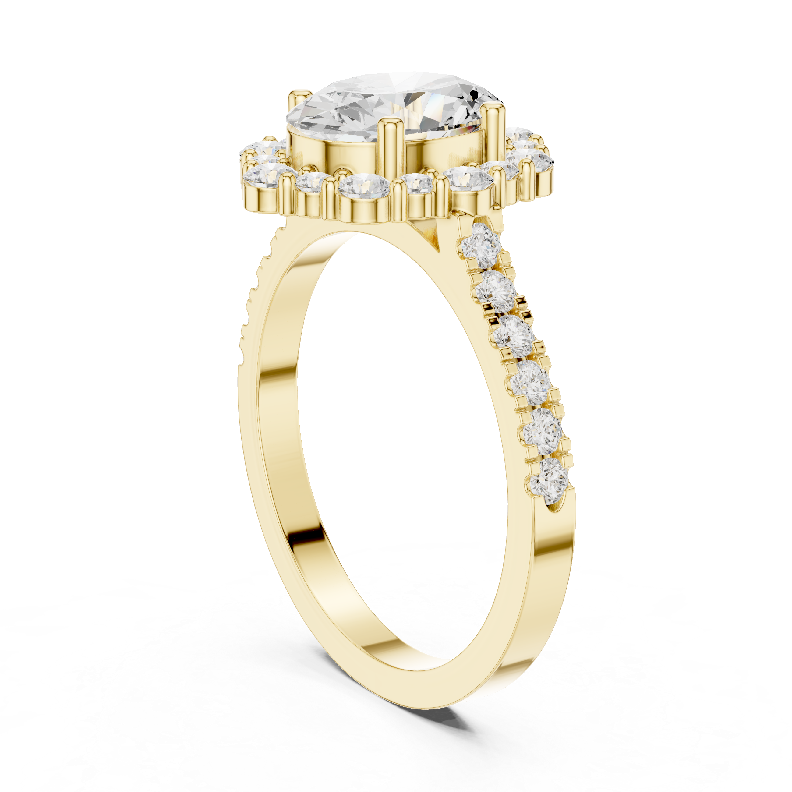 Infinity style ring with twisted metal design.