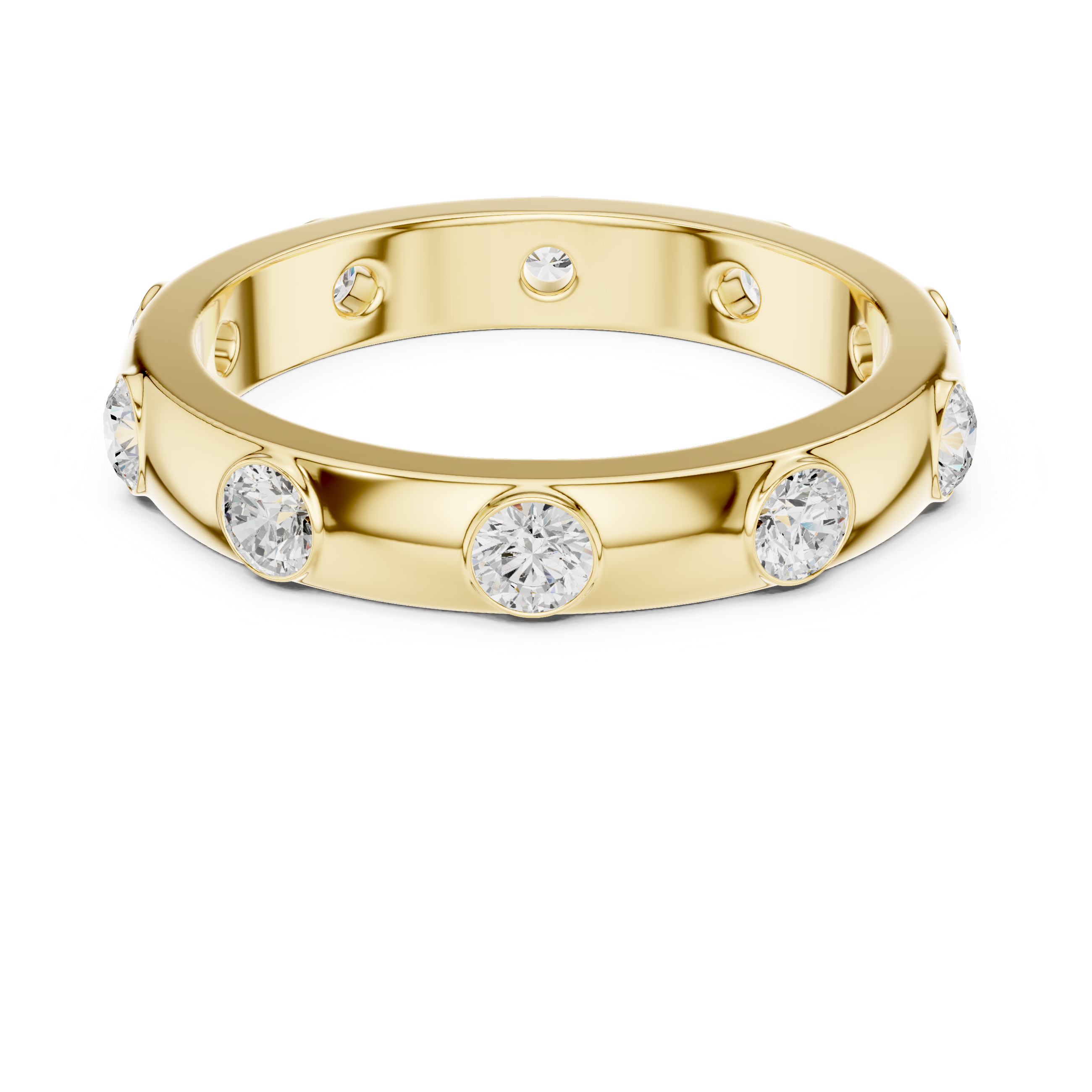 Elegant solitaire pendant necklace with slim chain.
