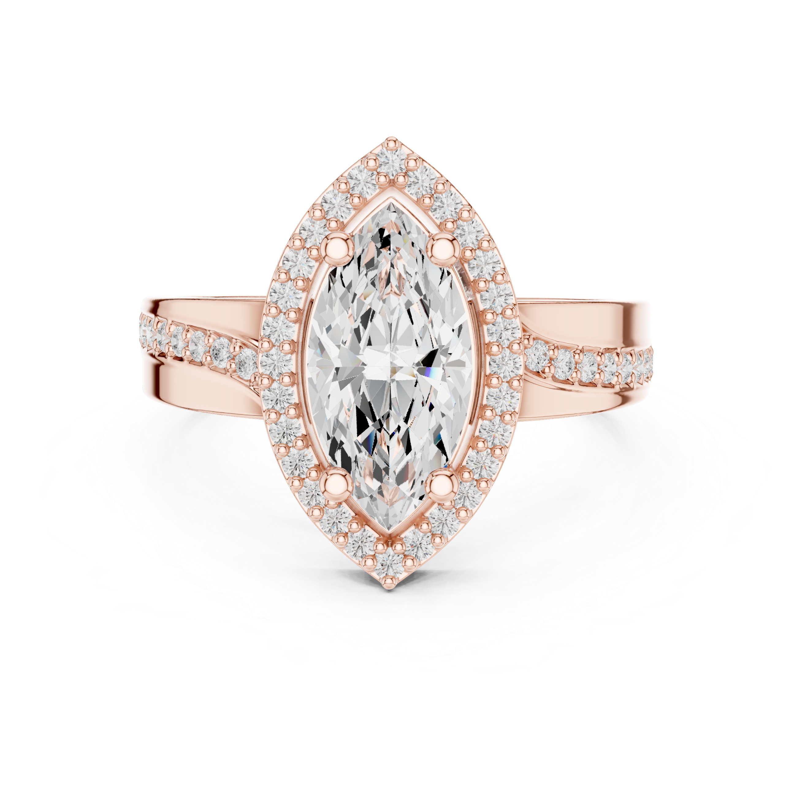 Statement bridal necklace with large centerpiece.