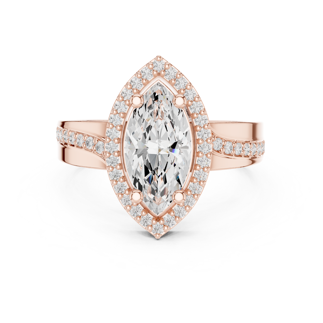Statement bridal necklace with large centerpiece.
