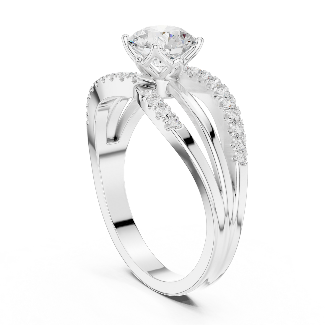 Adjustable silver toe ring with sleek band.