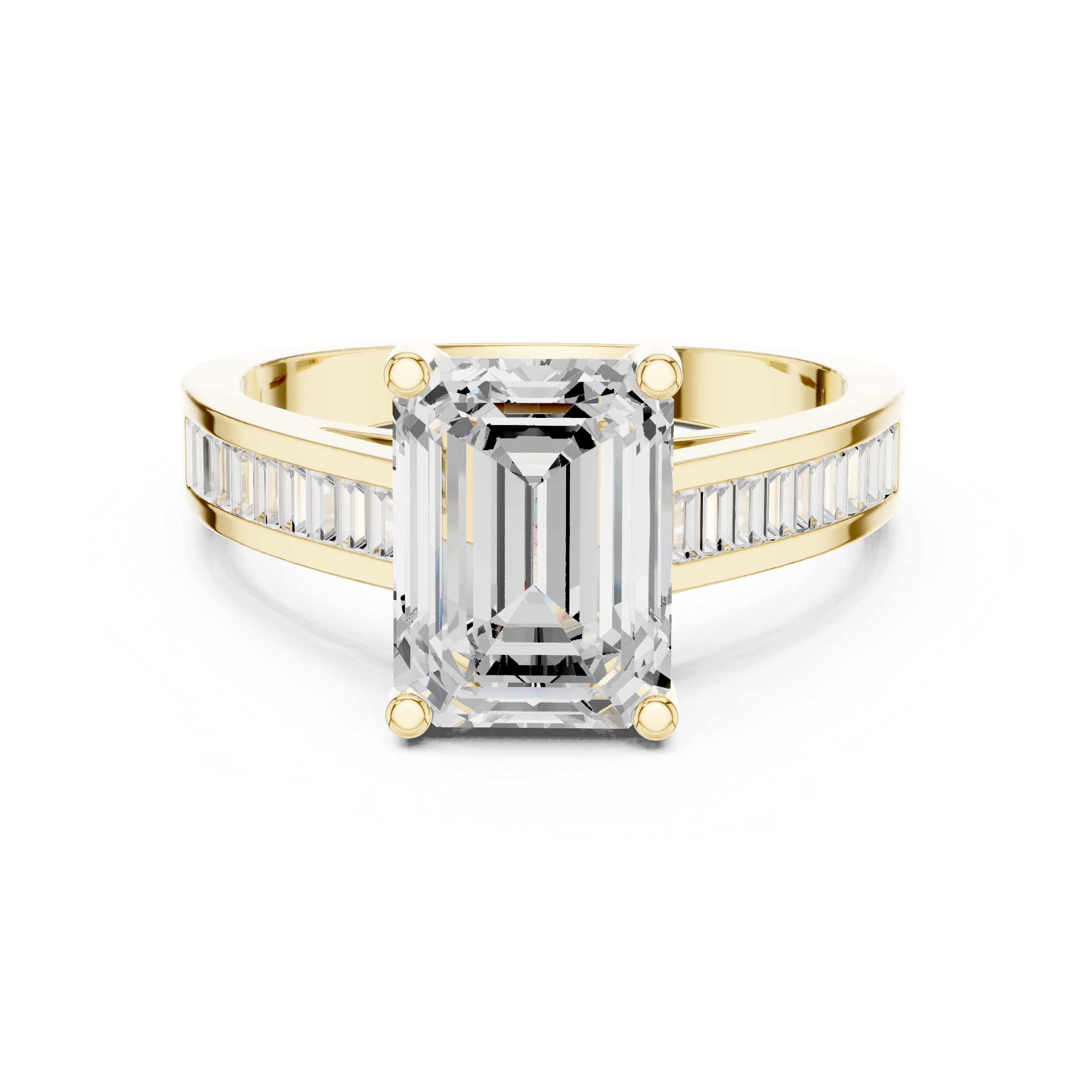 Cocktail ring with large pear-shaped gemstone.