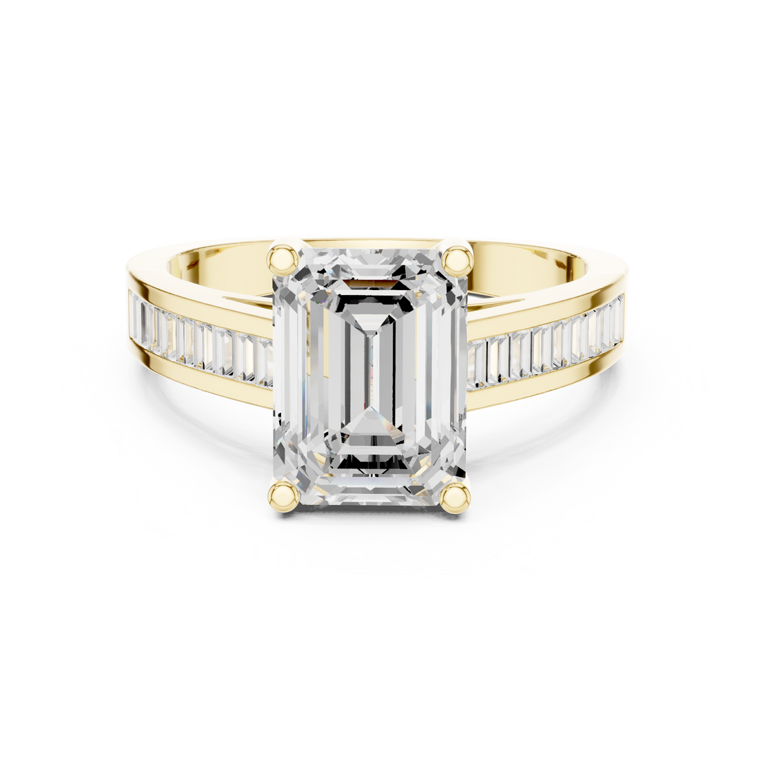 Cocktail ring with large pear-shaped gemstone.