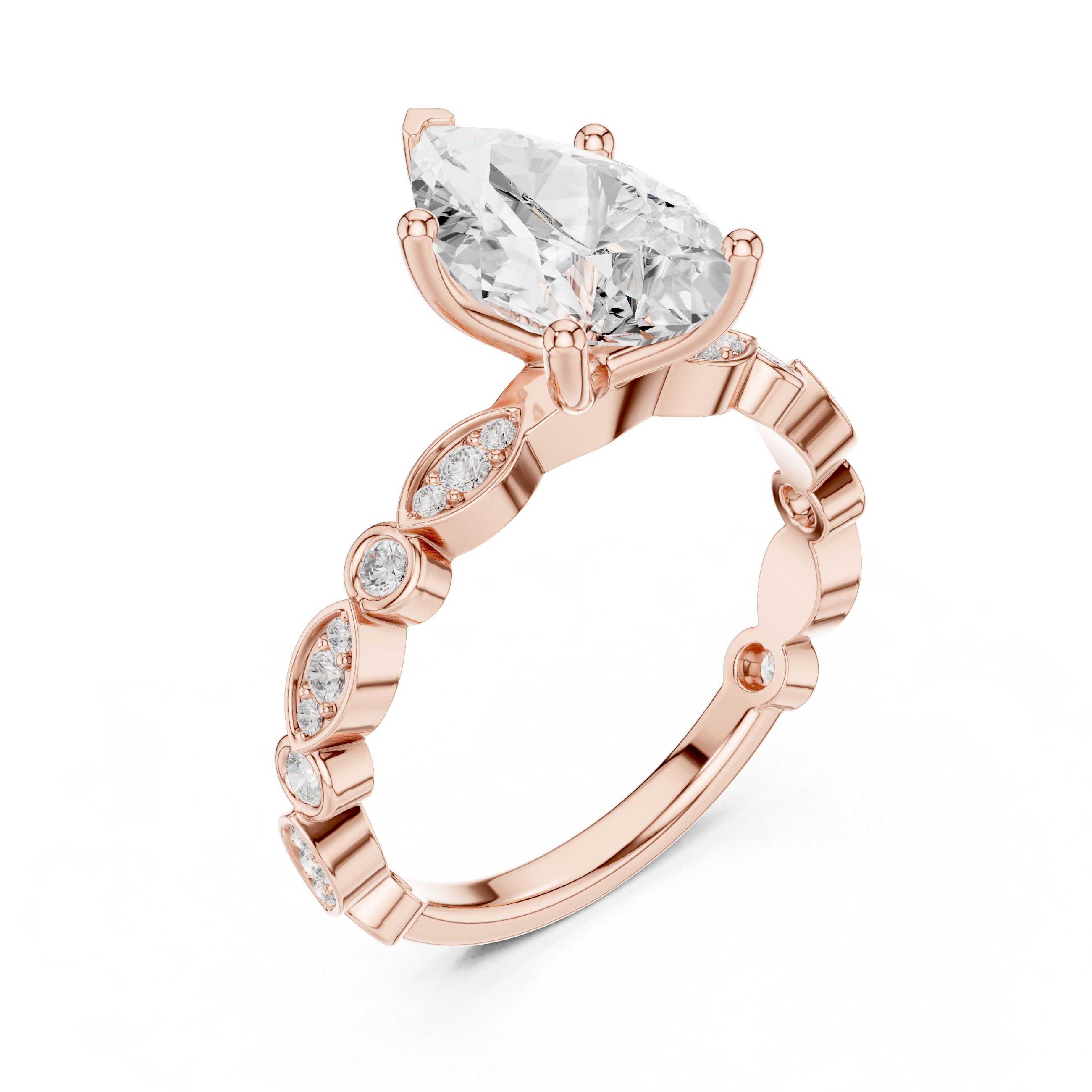 Classic diamond tennis bracelet with shine.