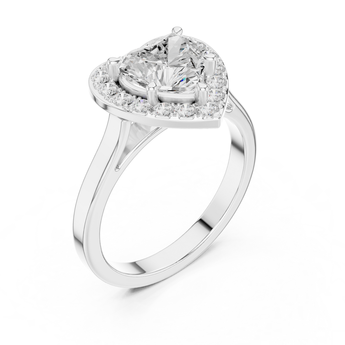 Stackable rings set with thin polished bands.