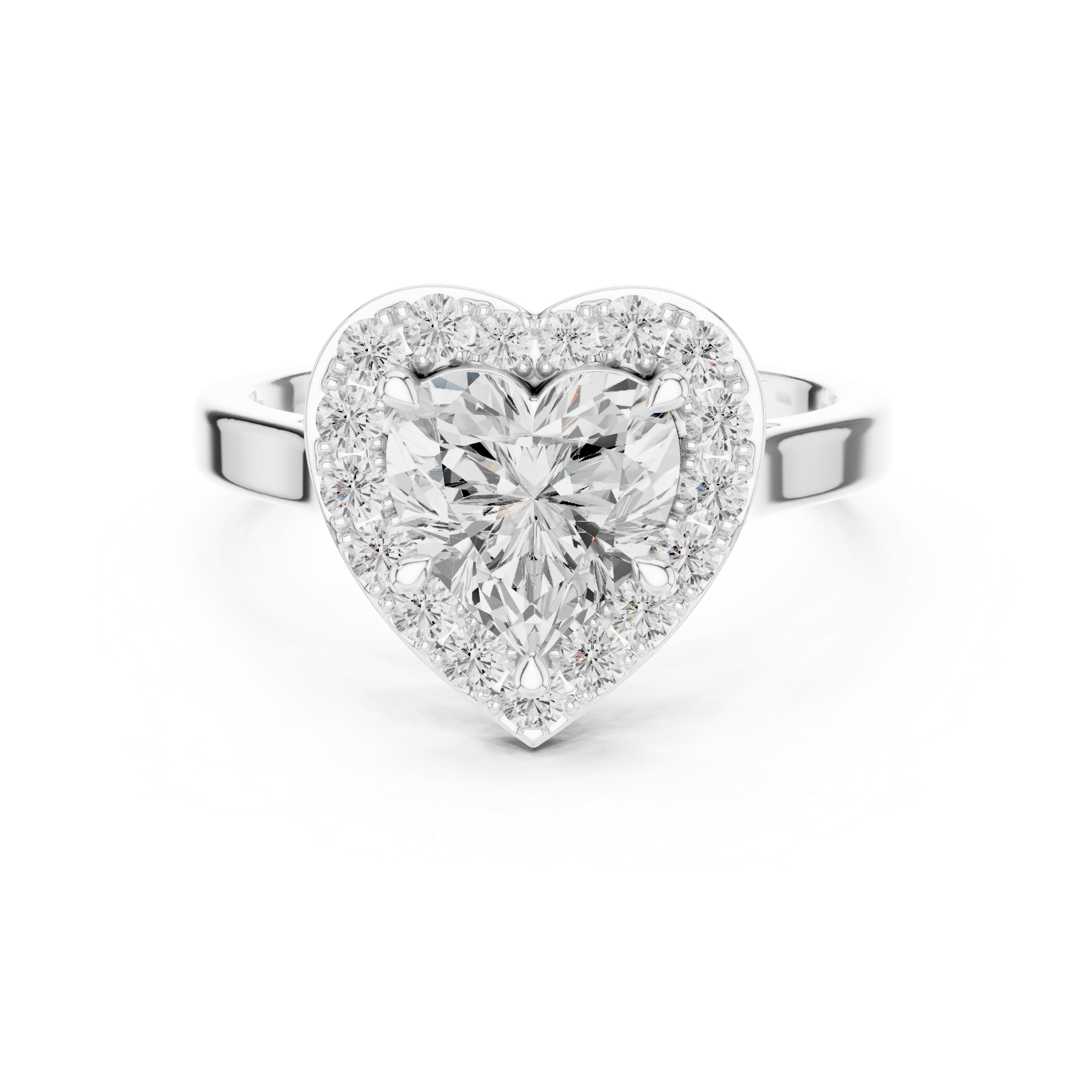 Anniversary ring with sparkling side stones.