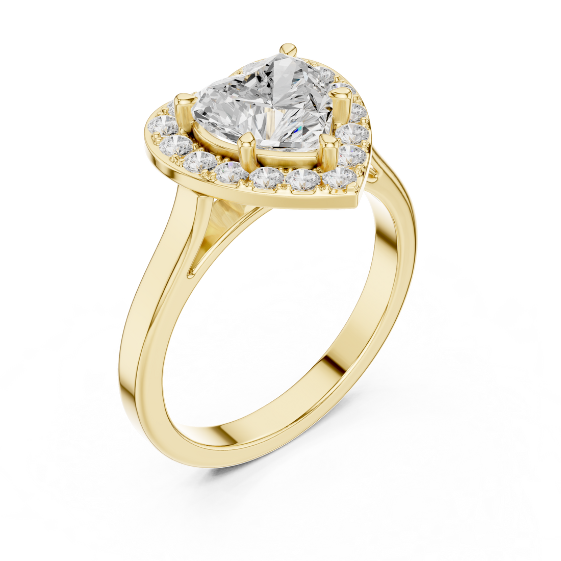 Celebration ring with colorful gemstone center.