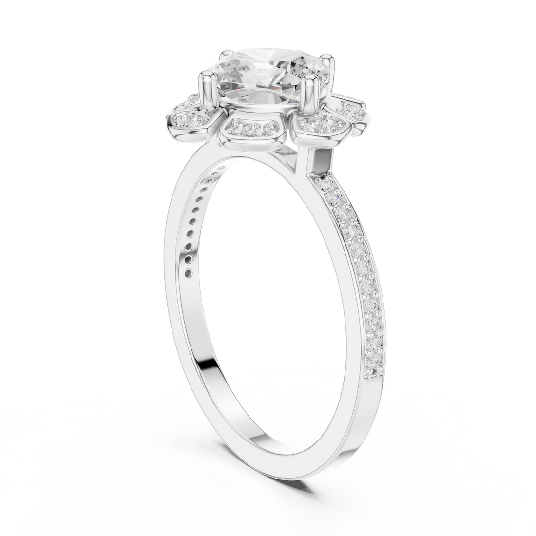 Gemstone toe ring with sparkling accent.