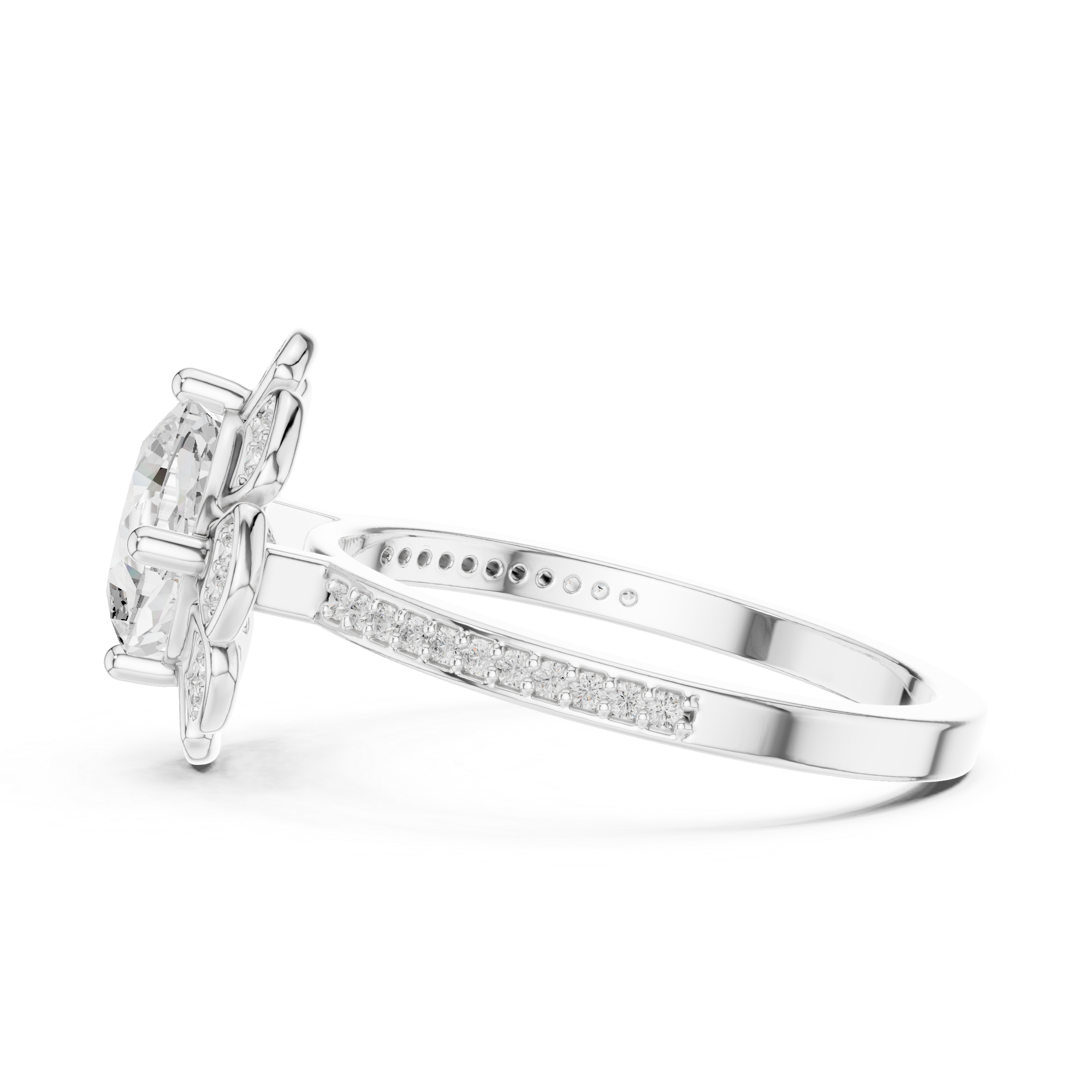 Adjustable toe ring with modern styling.