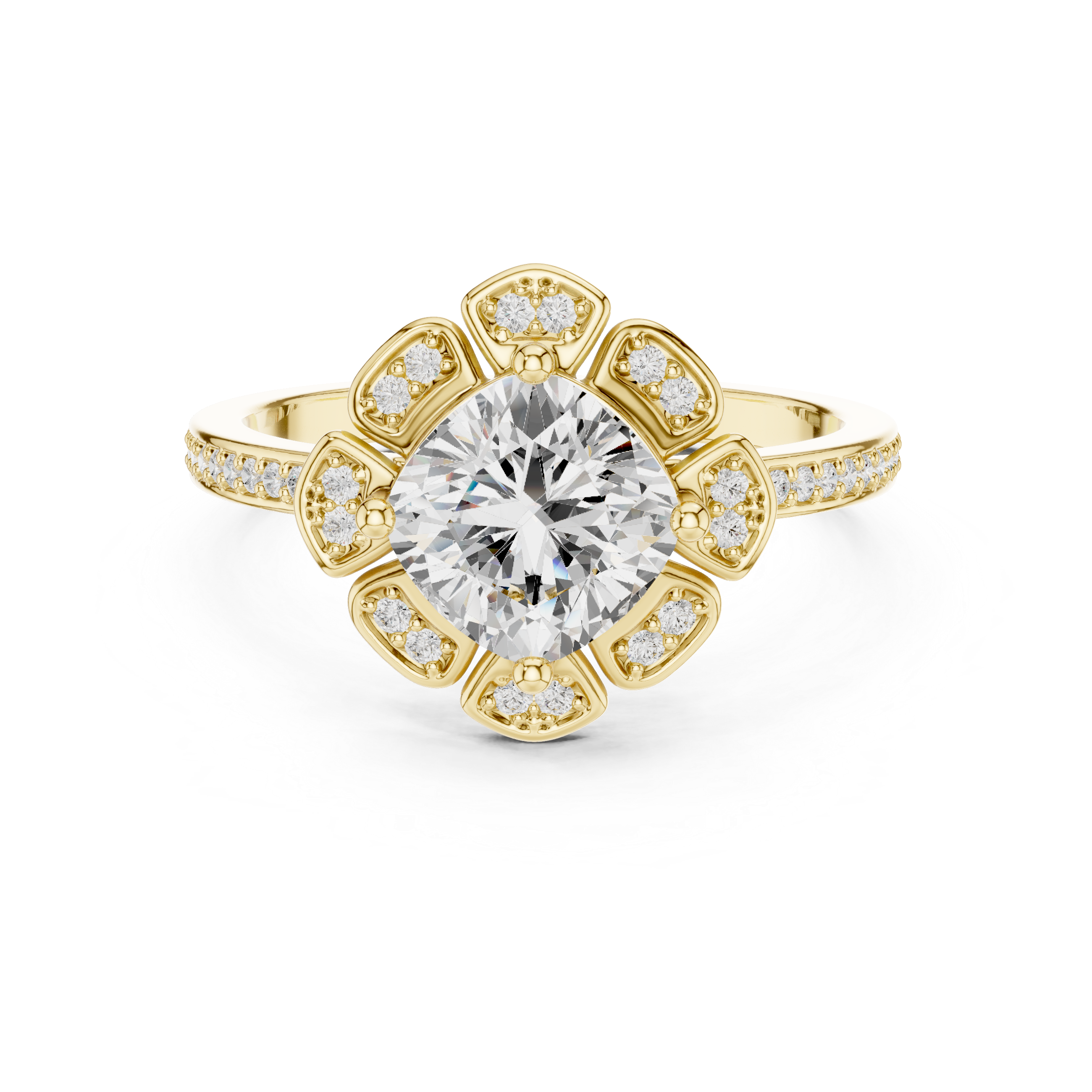 Oval diamond ring with slender gold band.