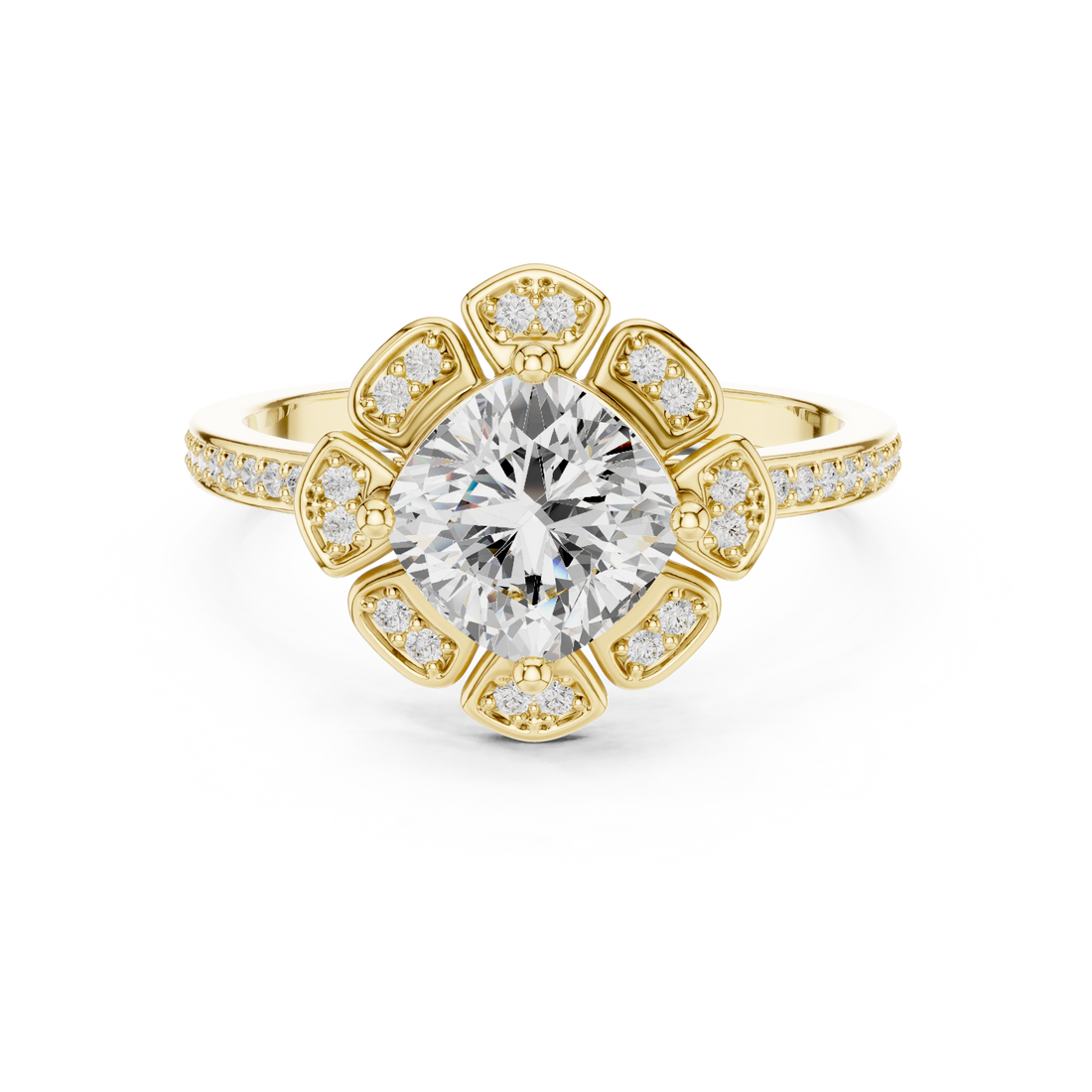Oval diamond ring with slender gold band.