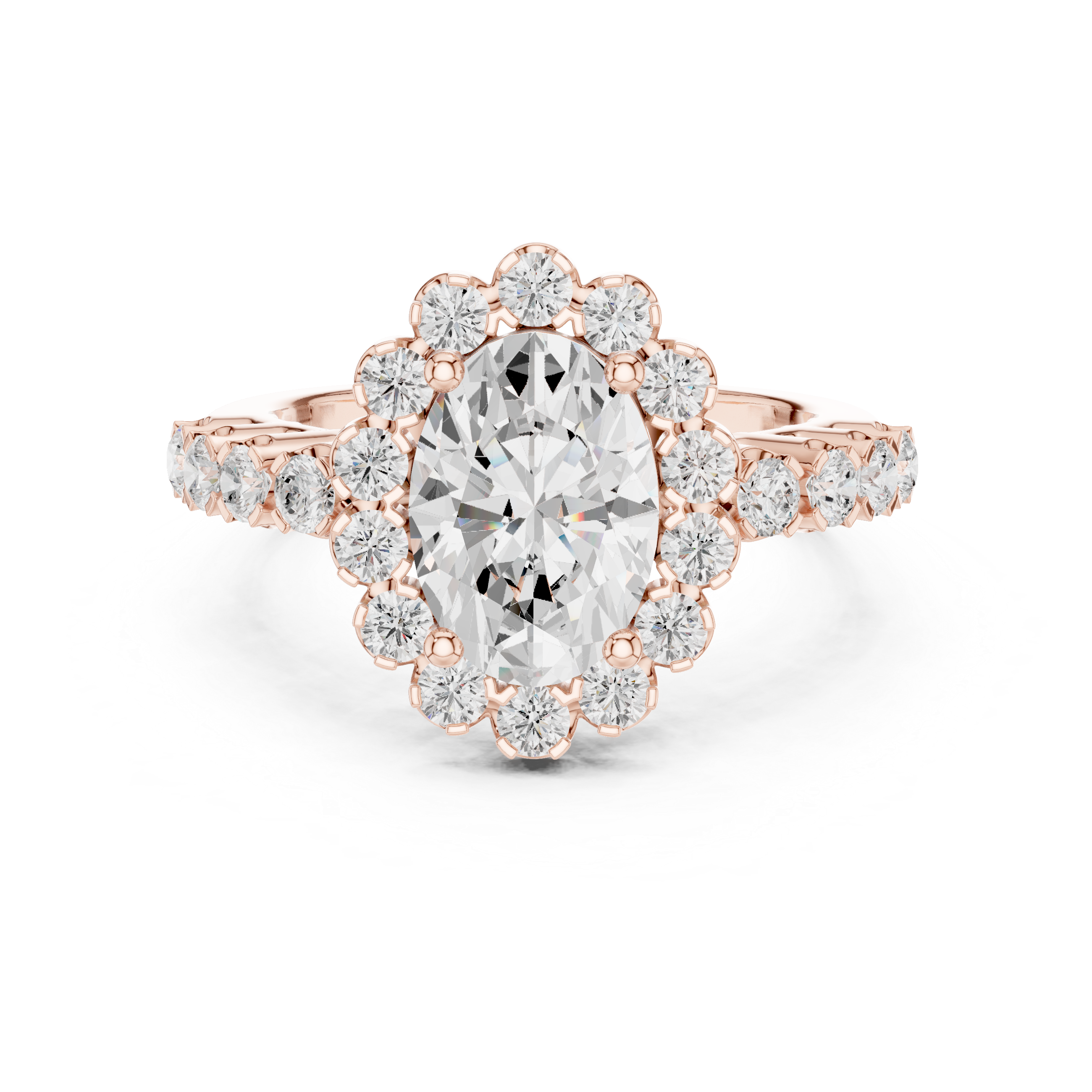 Diamond tennis bracelet with uniform sparkle.
