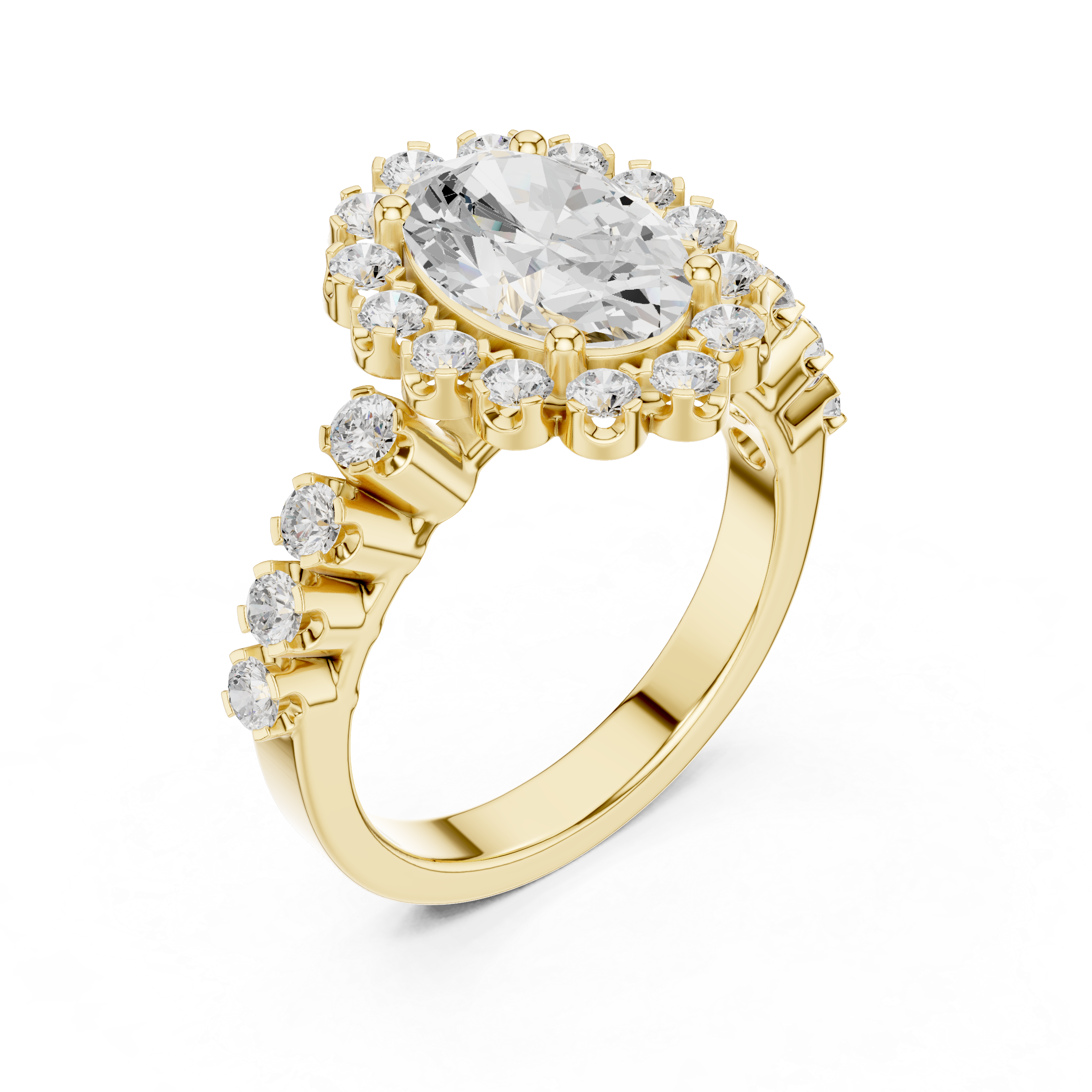 Modern bridal jewellery set with layered design.