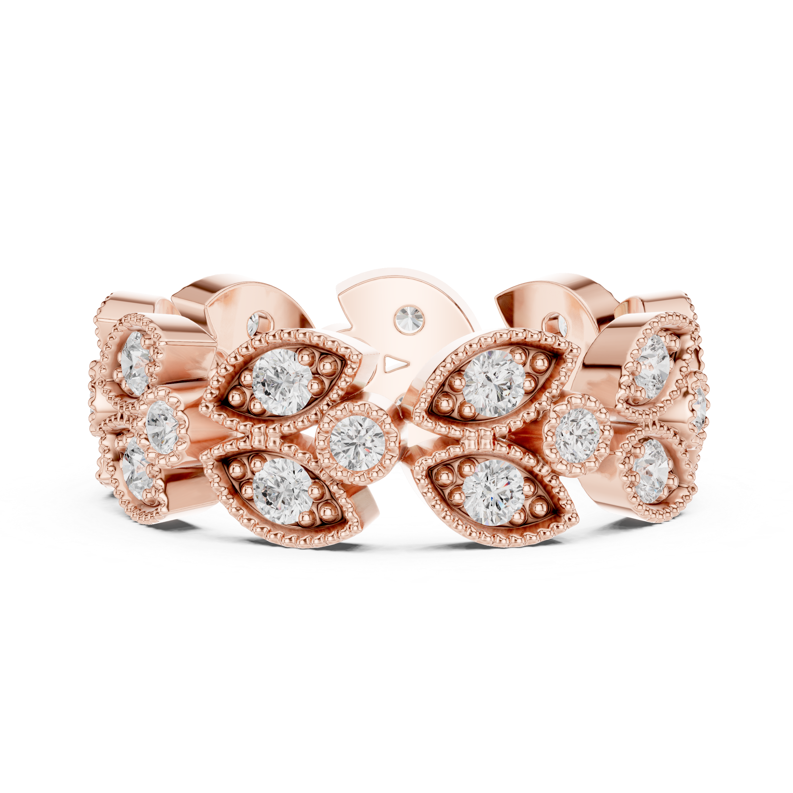Tiny charm bracelet with lightweight links.