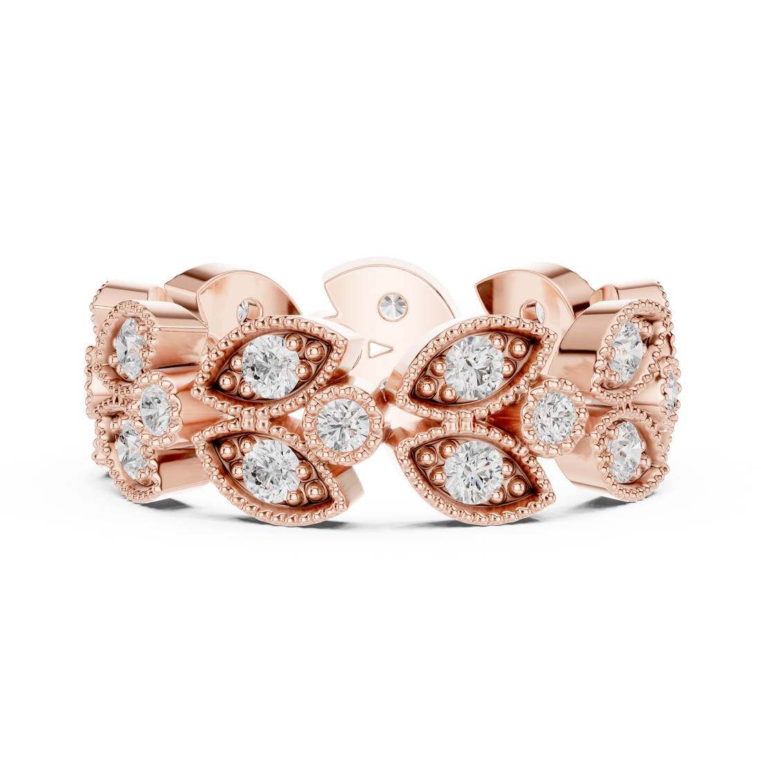 Tiny charm bracelet with lightweight links.