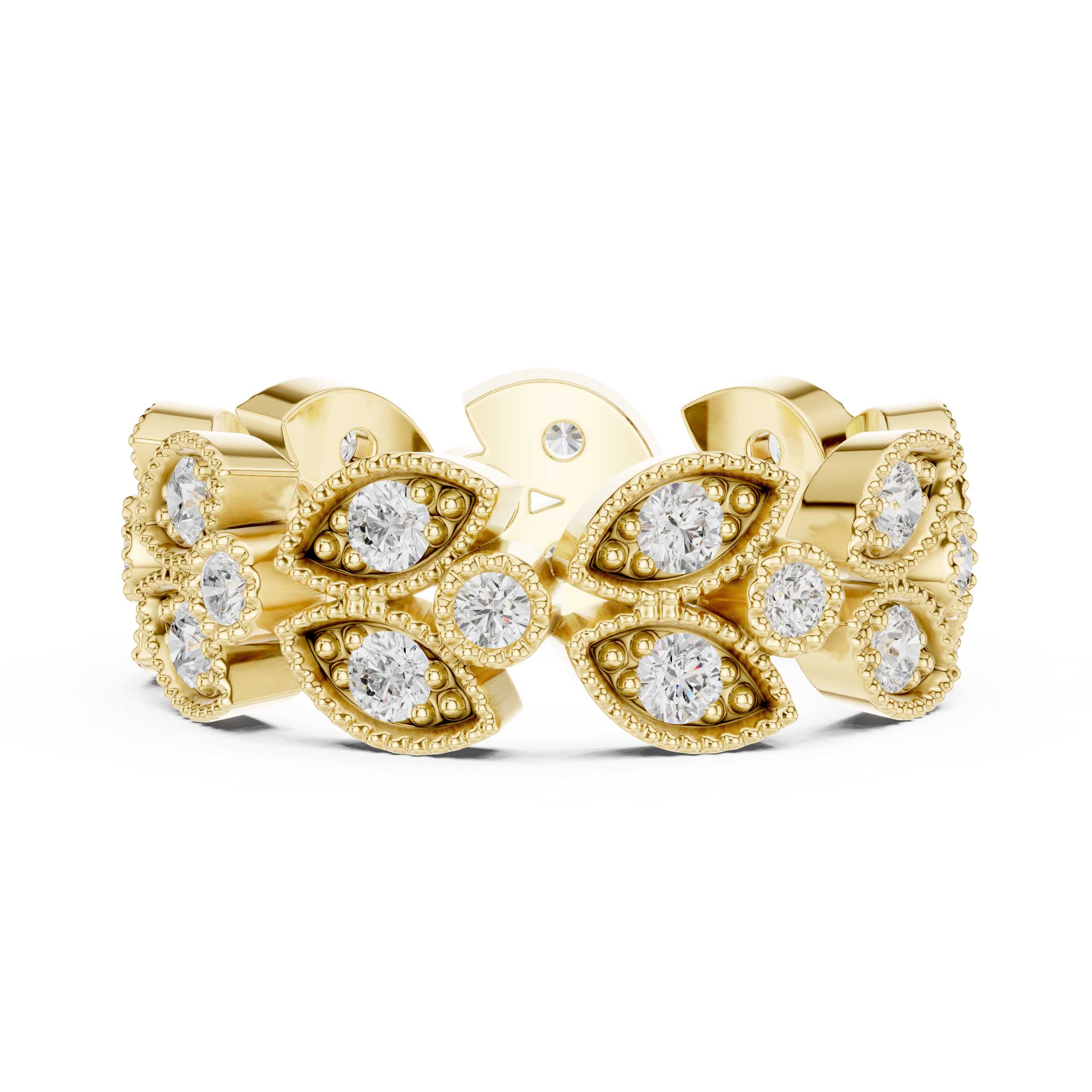 Elegant gemstone cuff bracelet with shine.