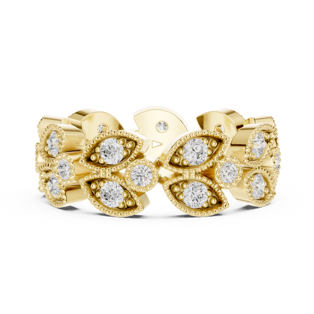 Elegant gemstone cuff bracelet with shine.