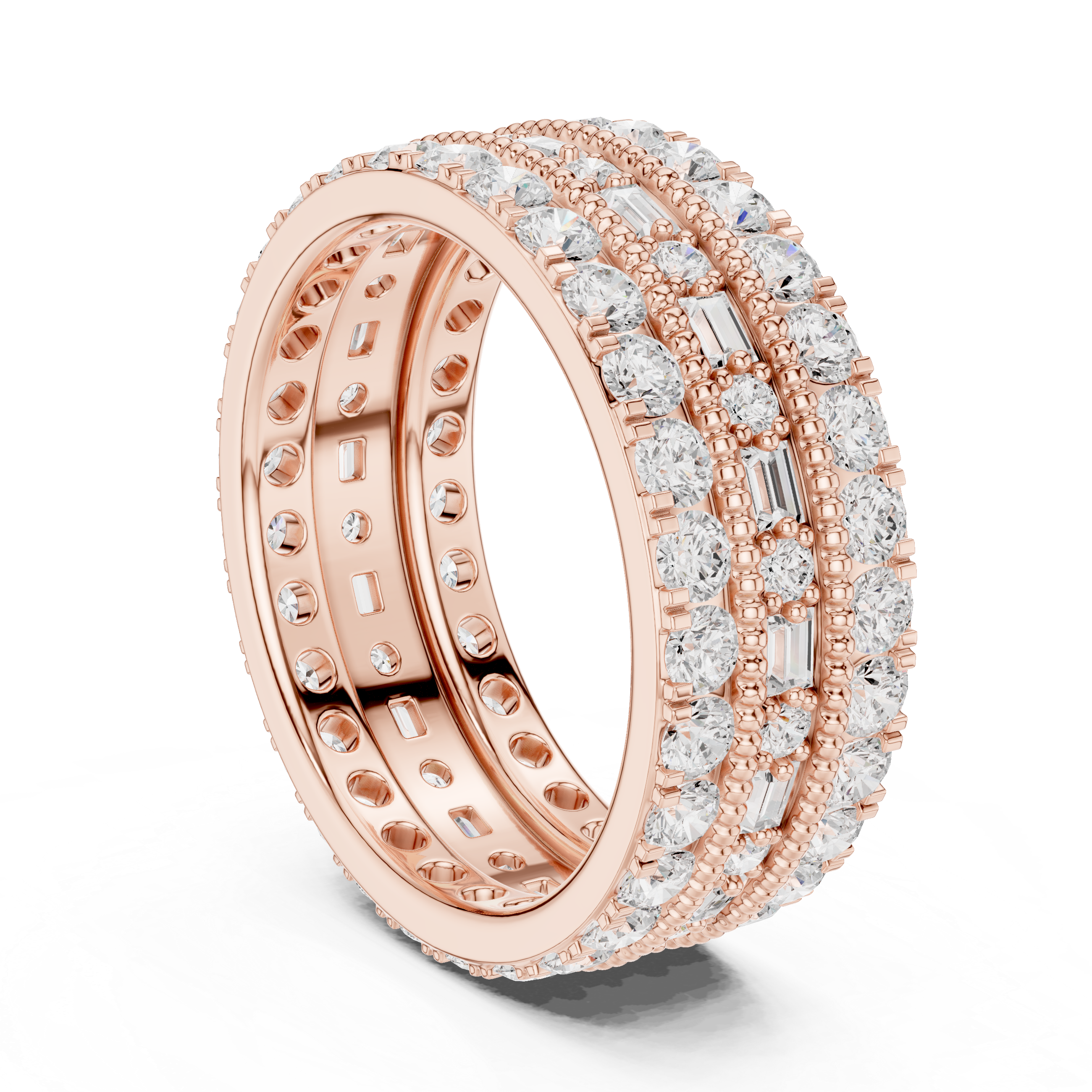 Bold gemstone ring with modern setting.