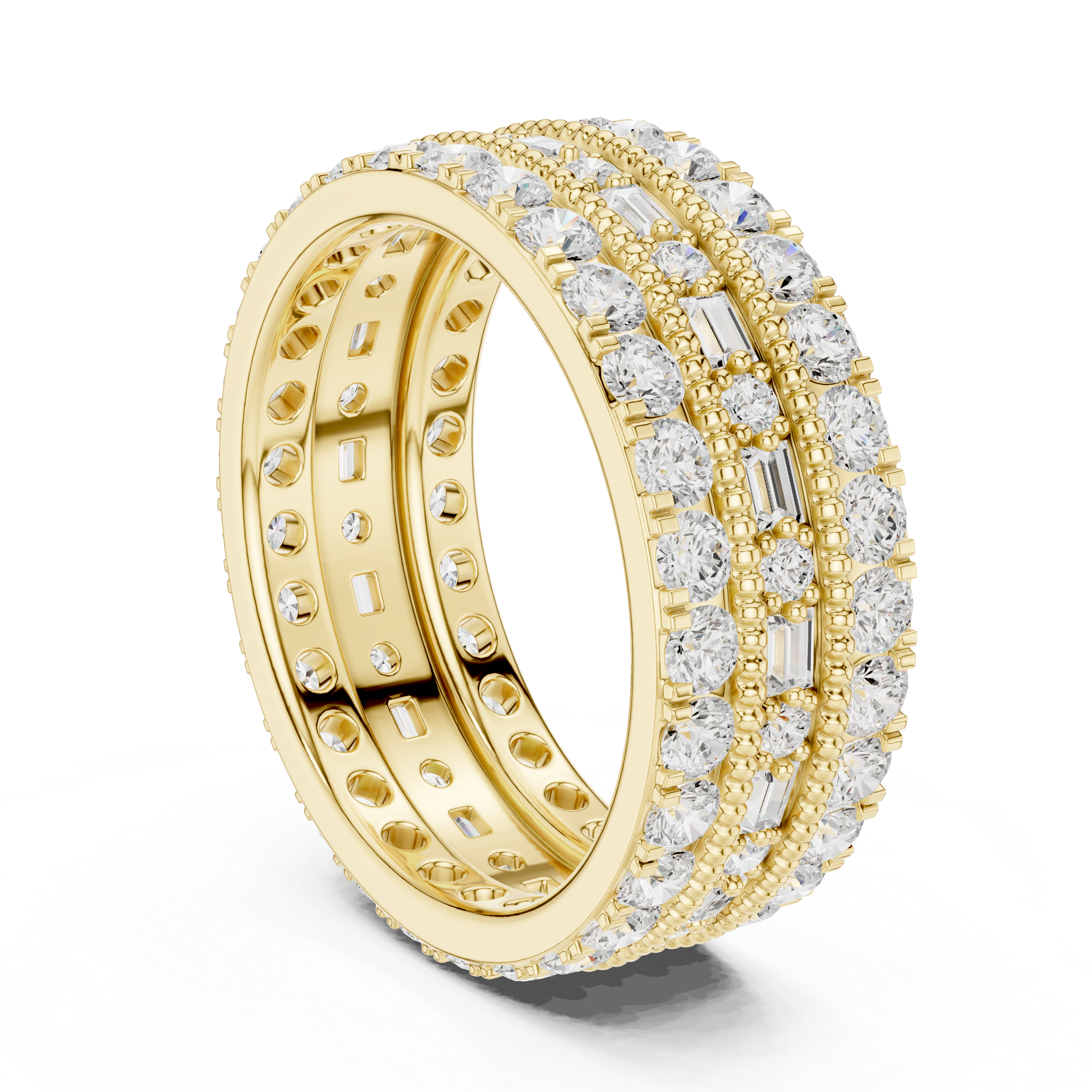 Slim cuff bracelet with polished edges.