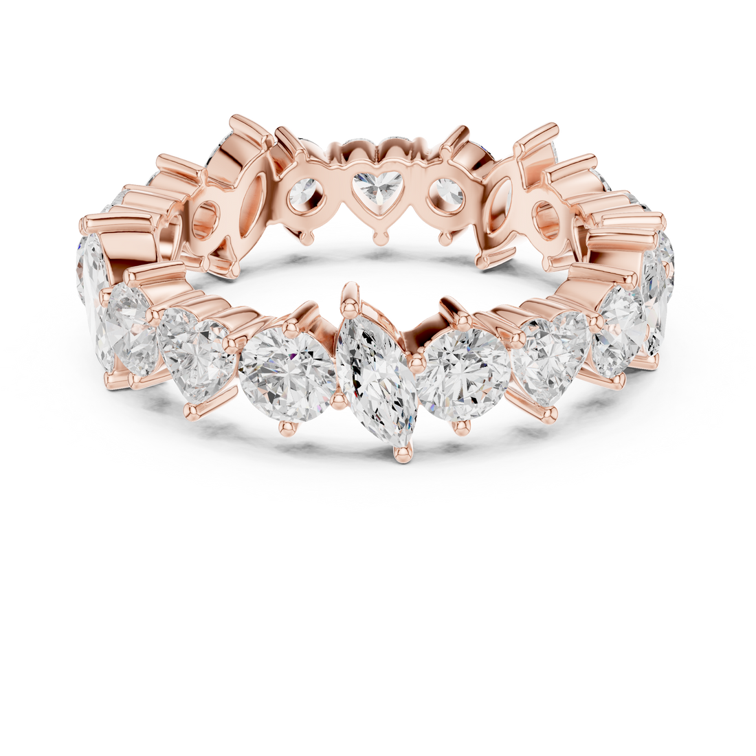 Thin diamond bracelet with delicate sparkle.