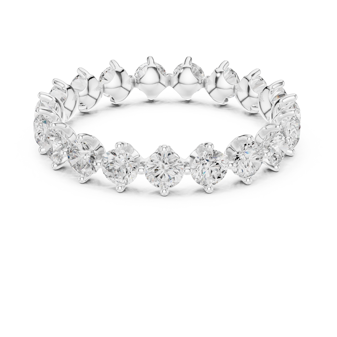 Oval hoop earrings with smooth polish.