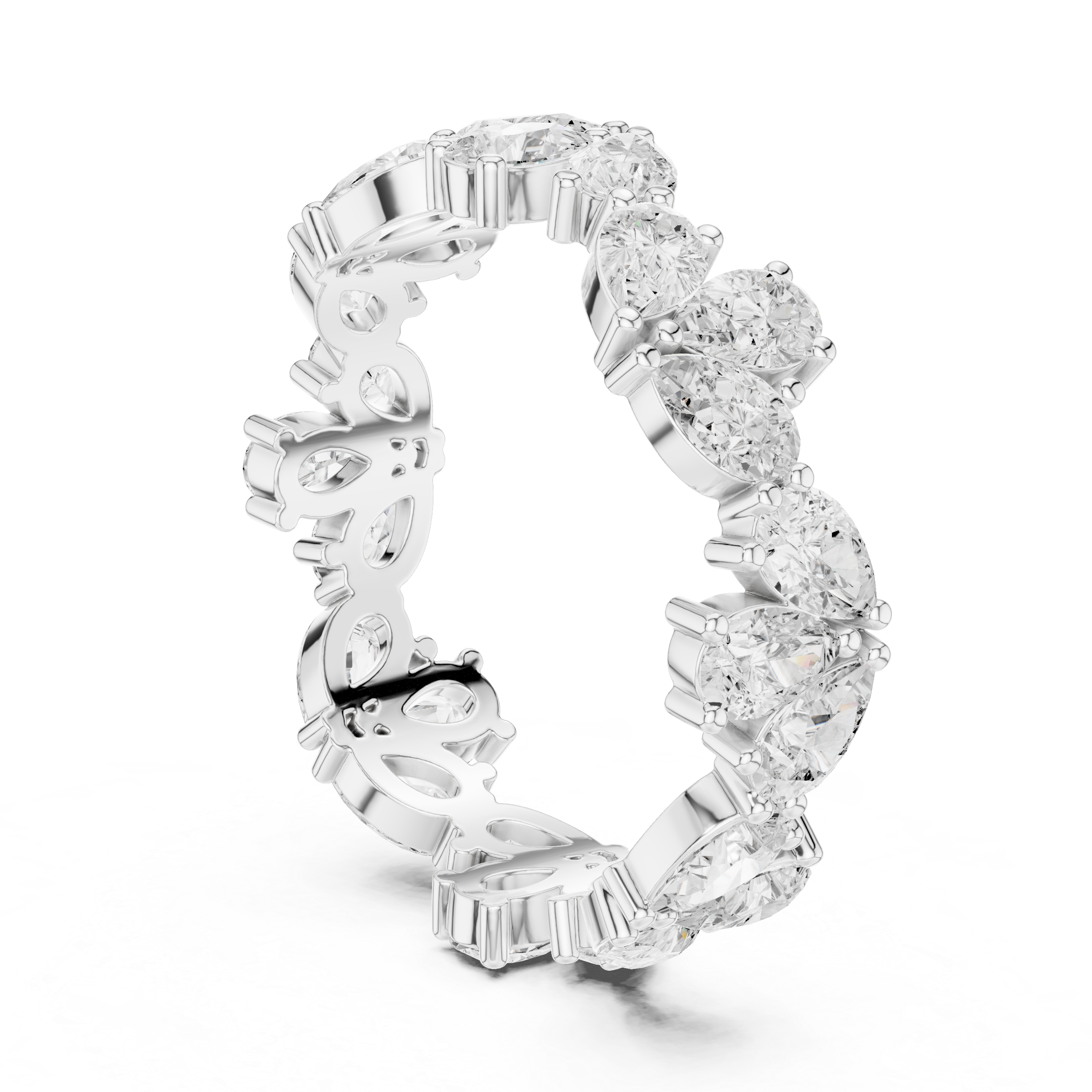 Adjustable chain bracelet with sliding clasp.