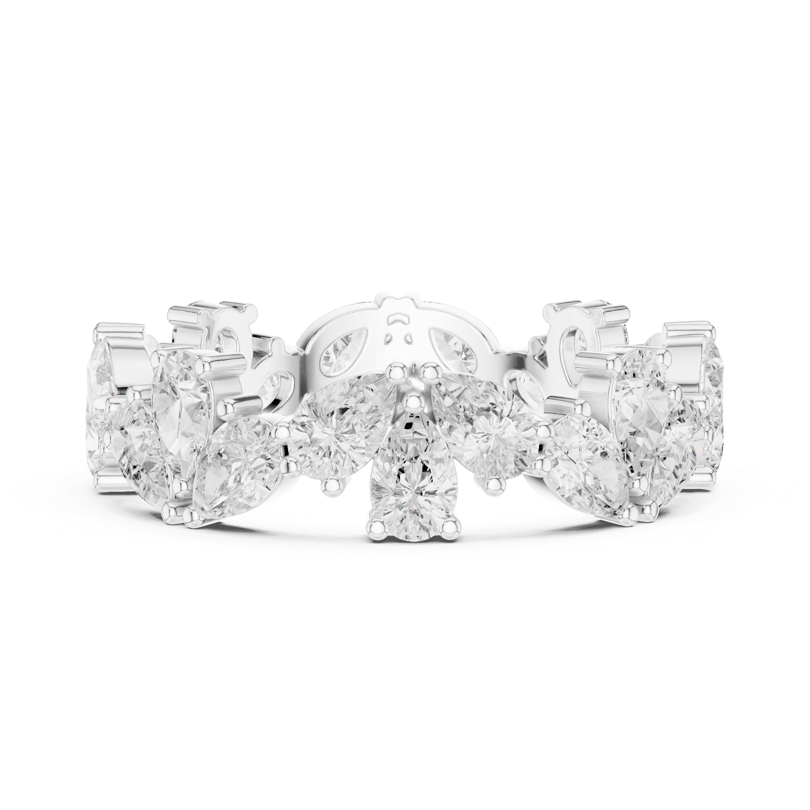 Bridal choker necklace with intricate design.