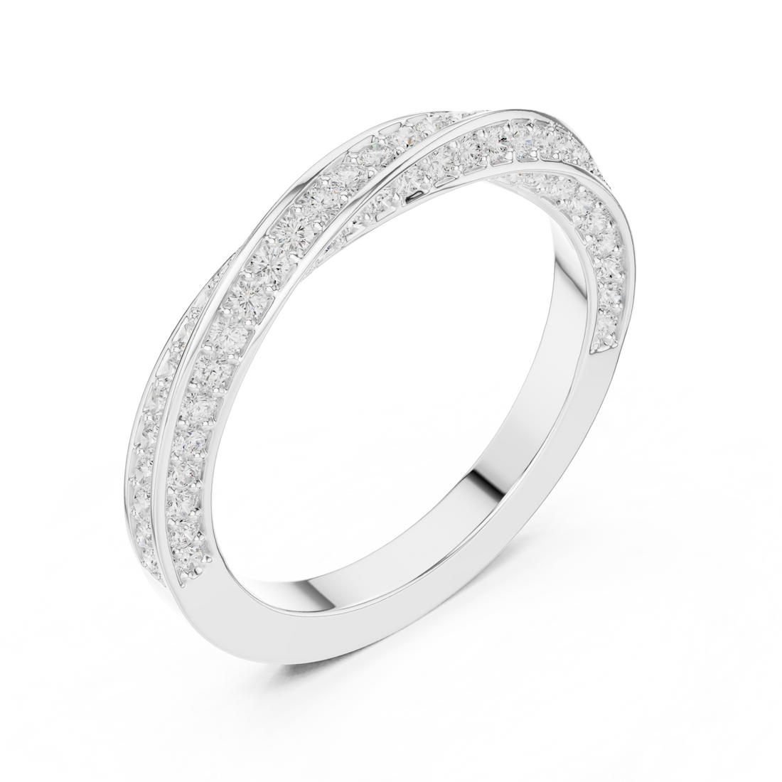 Vintage-style toe ring with decorative pattern.