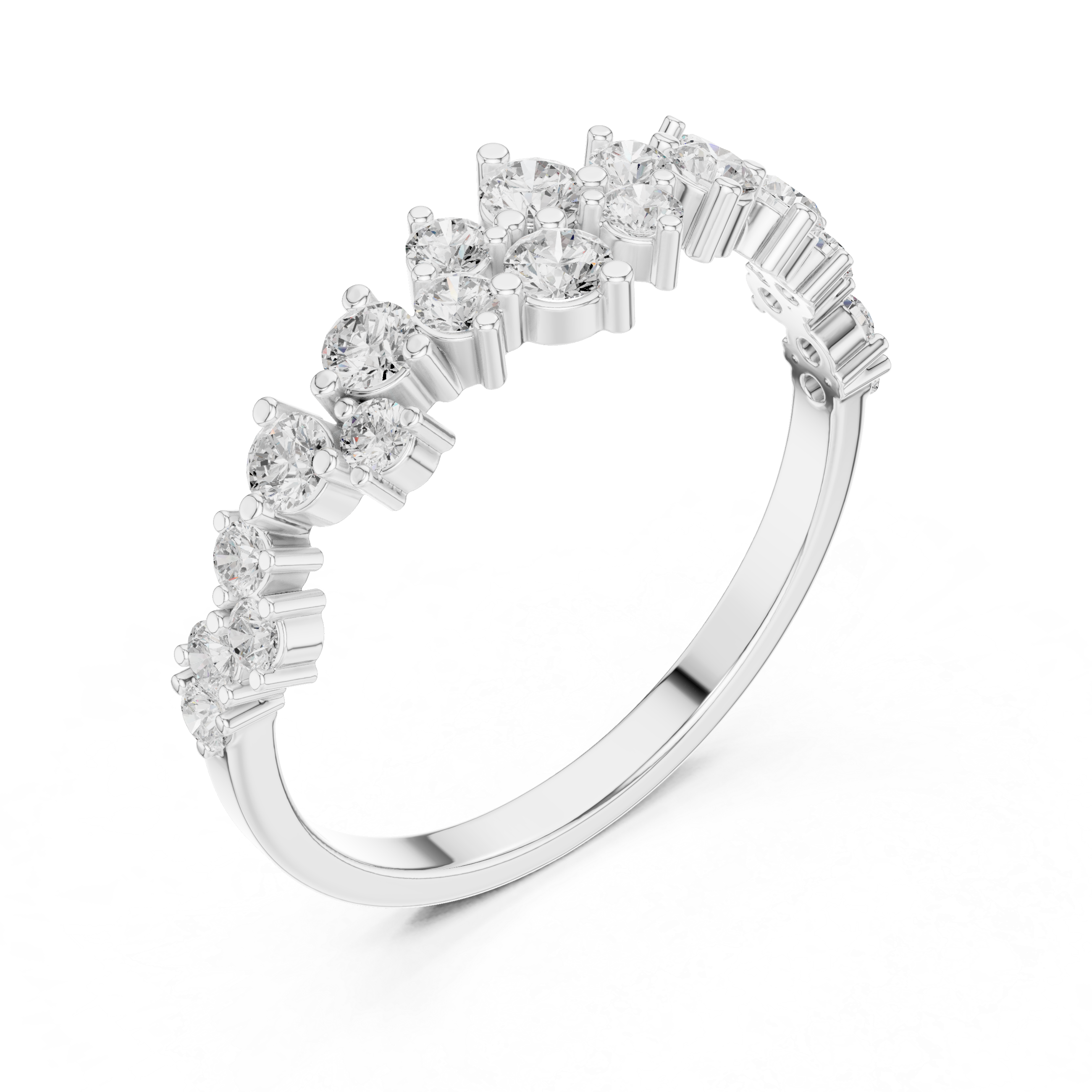 Bridal jewellery set with matching pieces.