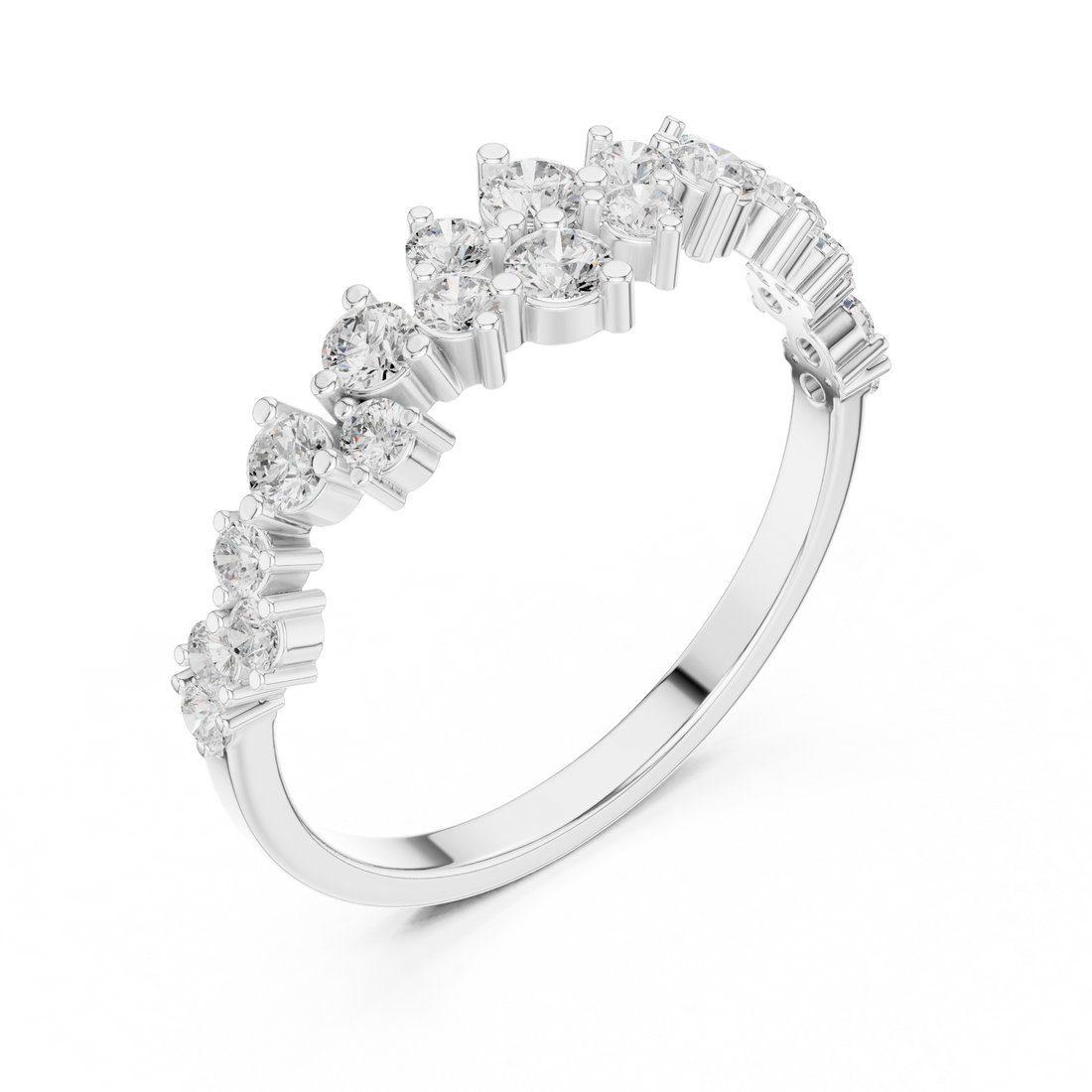 Bridal jewellery set with matching pieces.