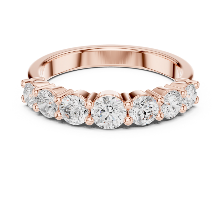 Classic diamond stud earrings.