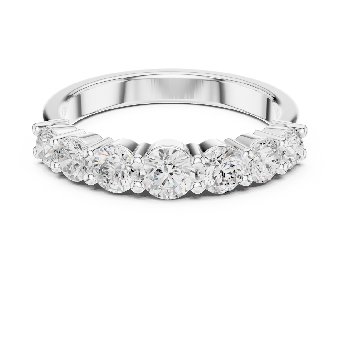 Diamond bangle with sparkling stones.