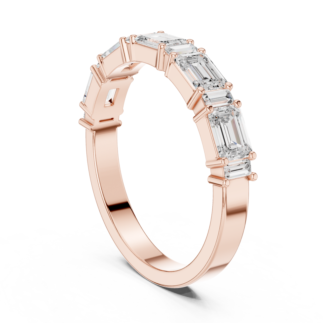 Heart-shaped gemstone ring in polished gold.