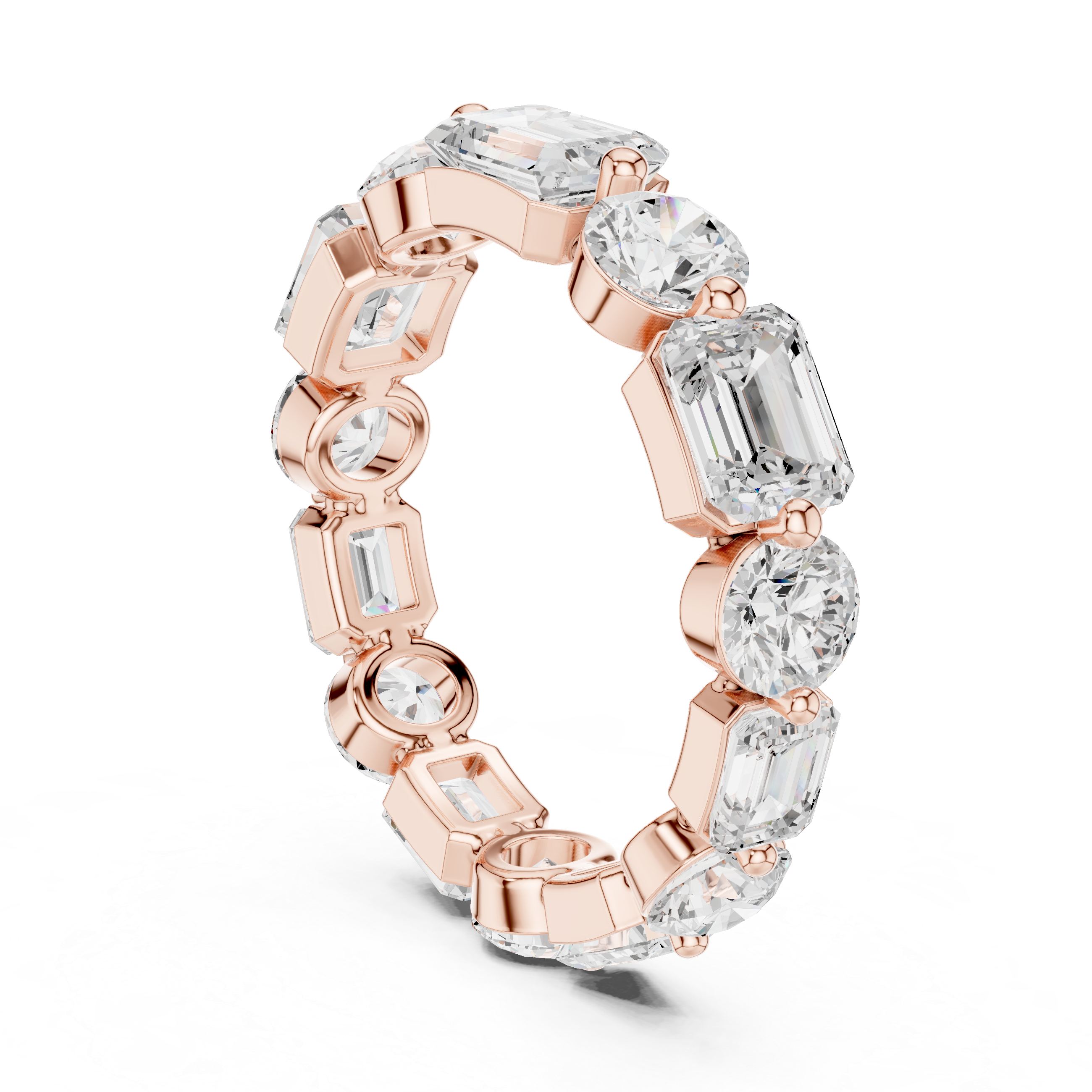 Celebration ring with colorful gemstone.