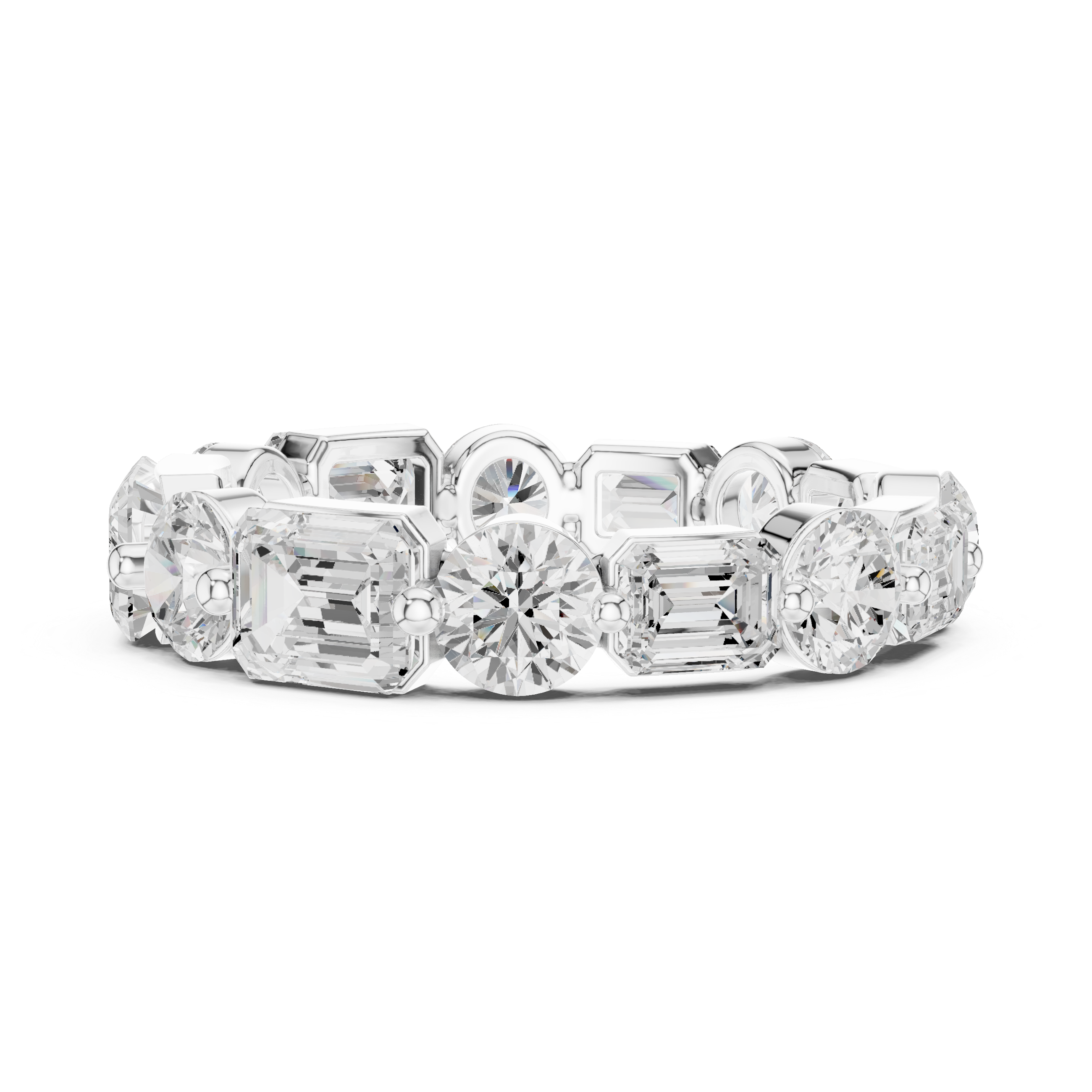 Diamond stud earrings with classic sparkle.