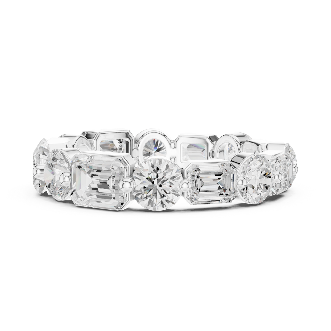 Diamond stud earrings with classic sparkle.