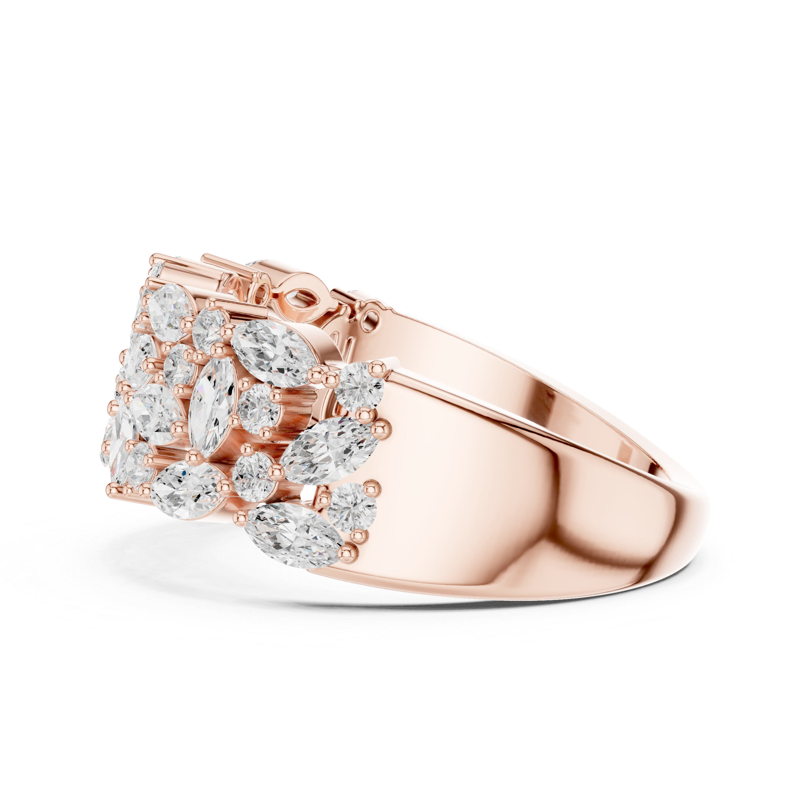 Slim bangle with lightweight design.