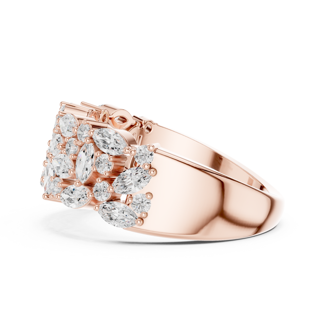 Slim bangle with lightweight design.