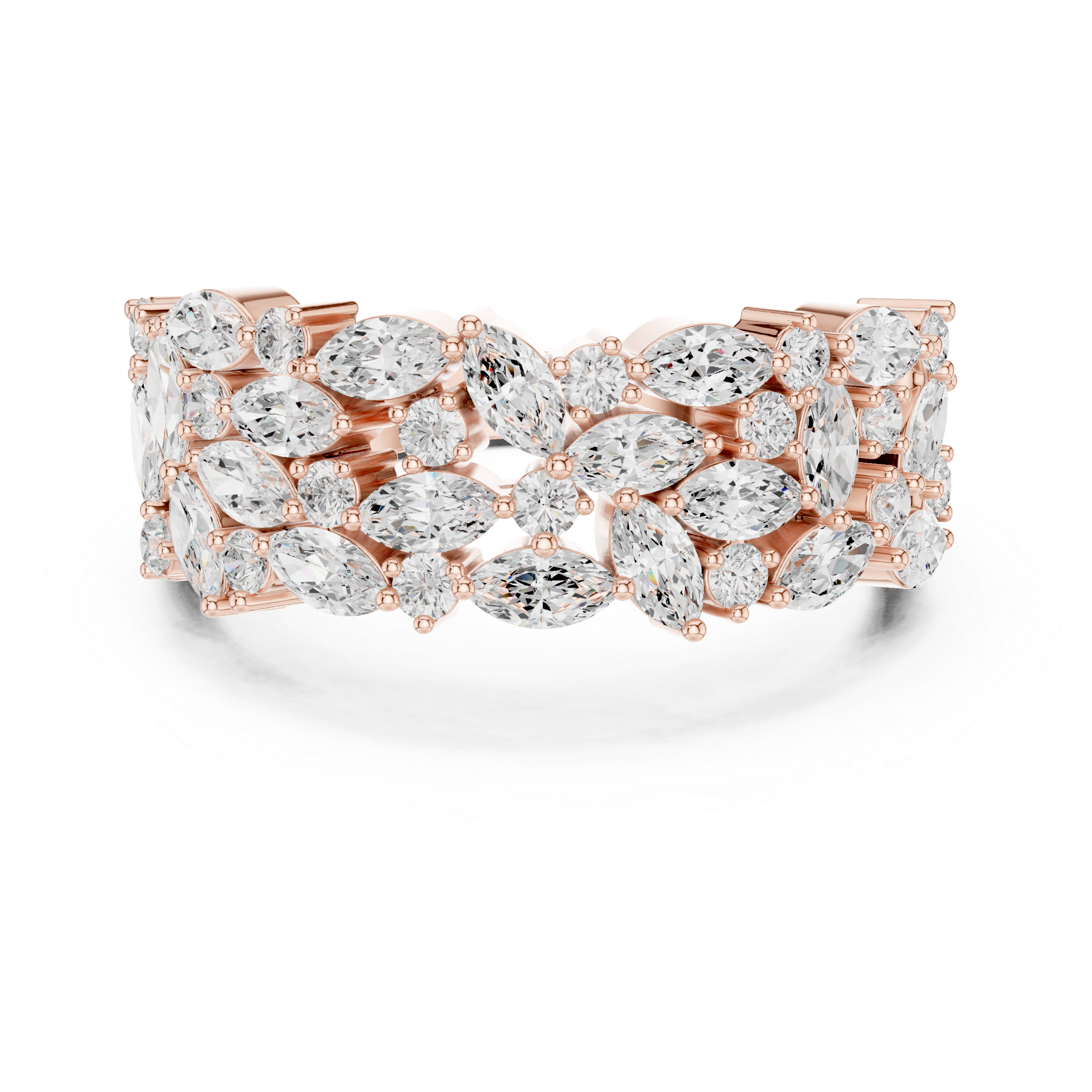 Gold bangle with glossy polished finish.