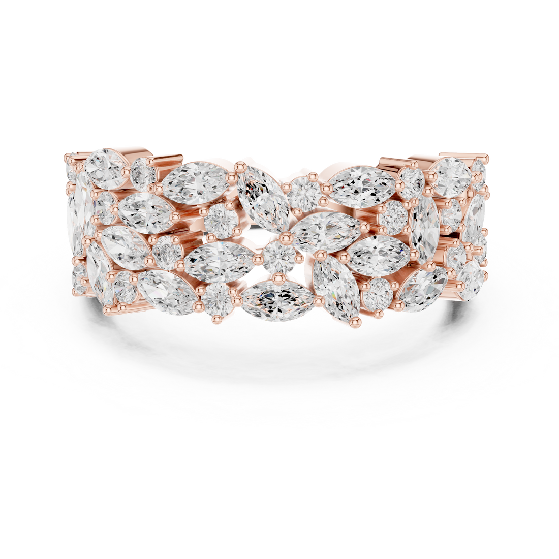 Gold bangle with glossy polished finish.