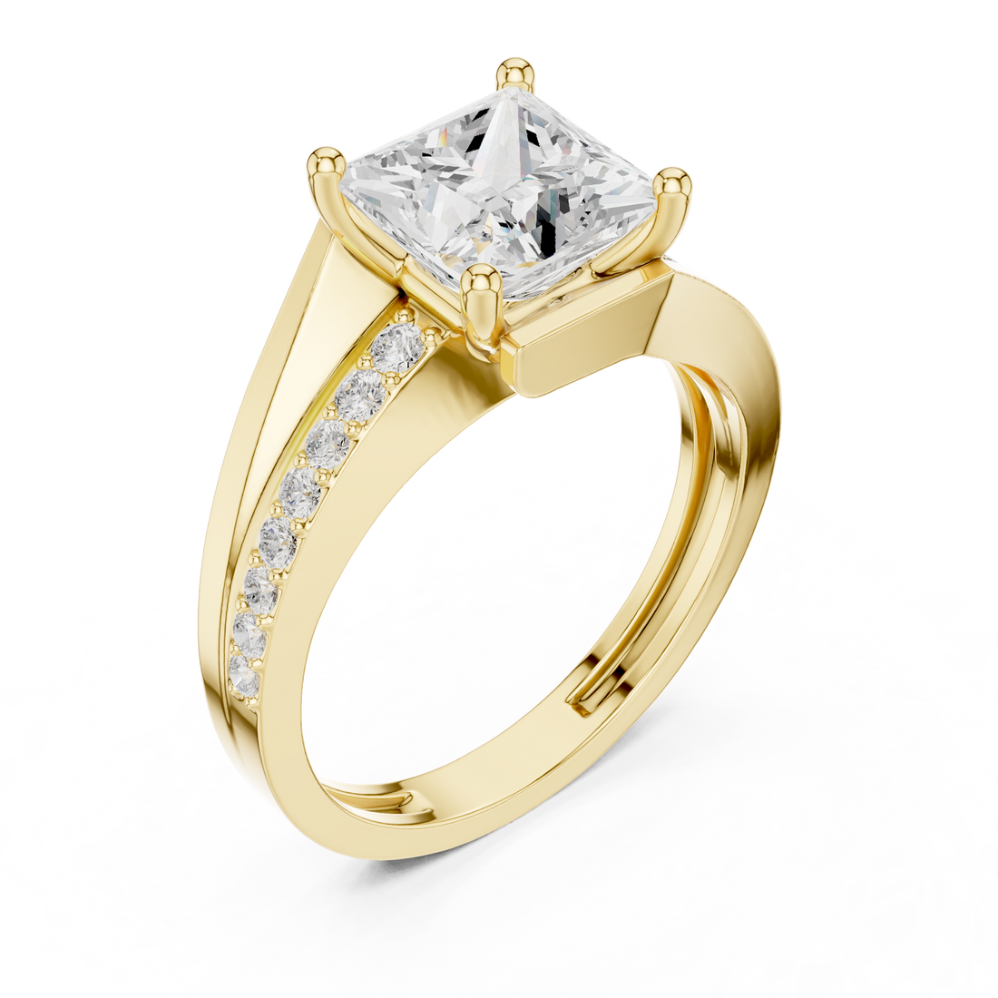 Plain toe ring with smooth metal finish.