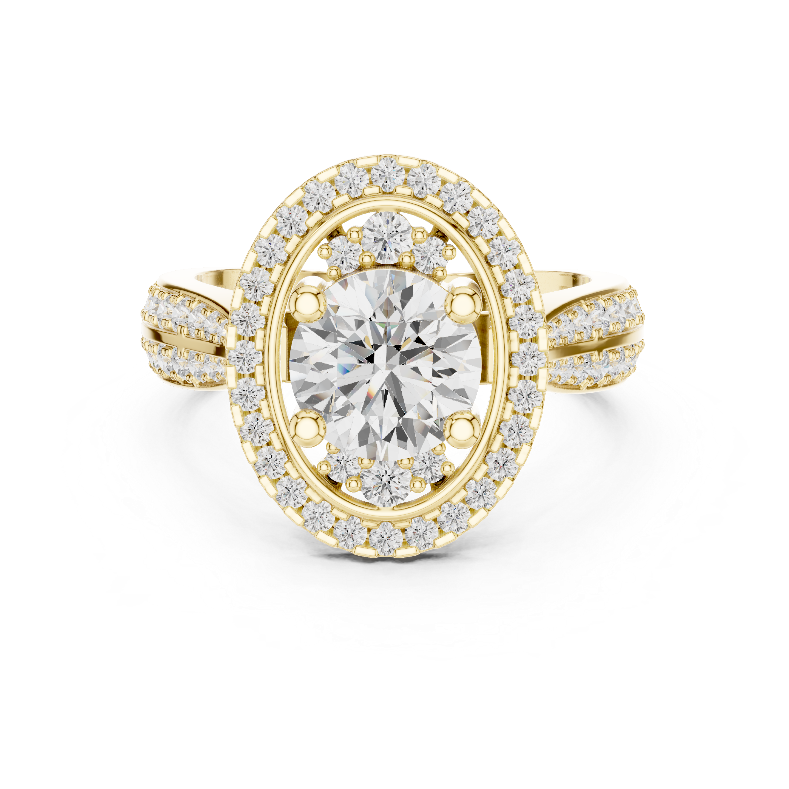 Elegant solitaire pendant necklace with slim chain.