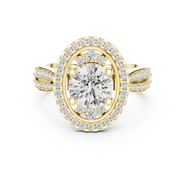 Elegant solitaire pendant necklace with slim chain.