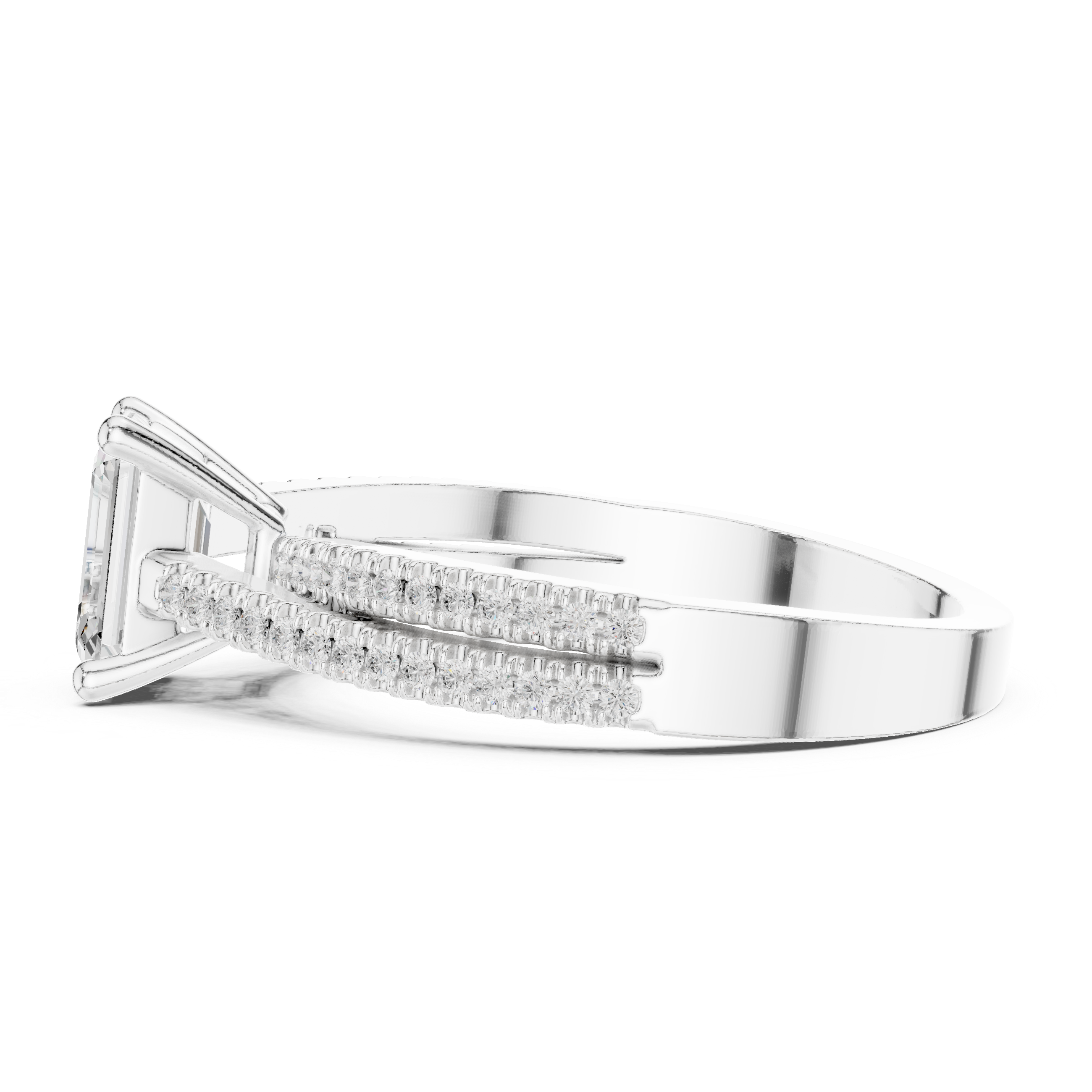 Minimalist bracelet with thin metal band.