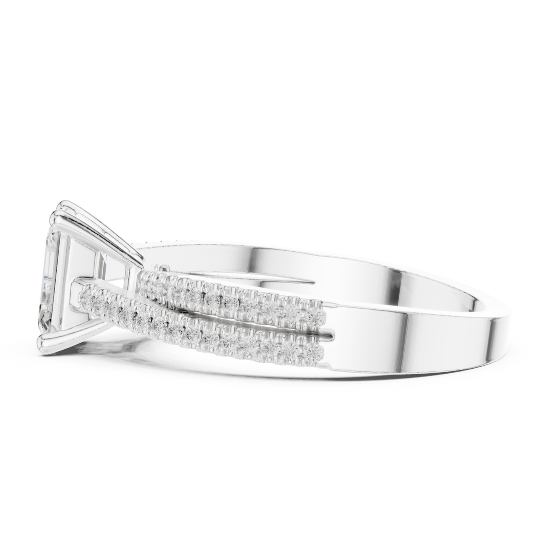 Minimalist bracelet with thin metal band.