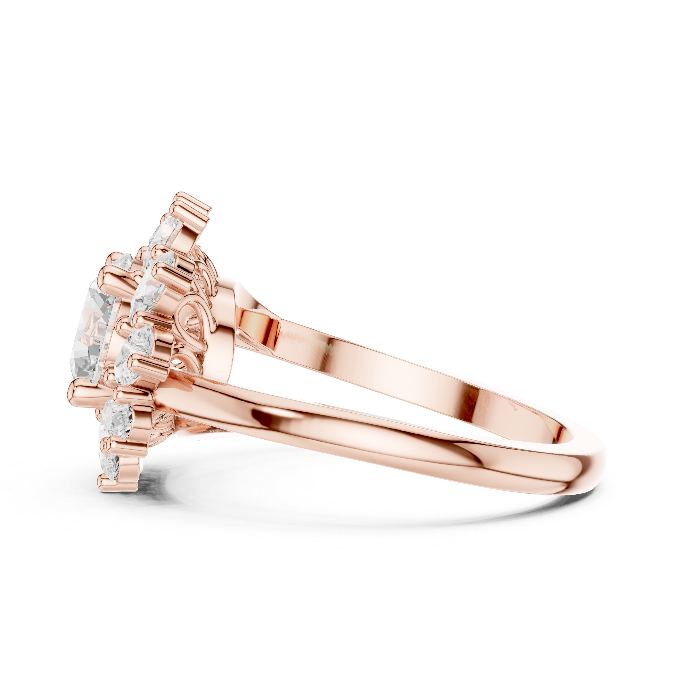 Plain gold toe ring with smooth finish.