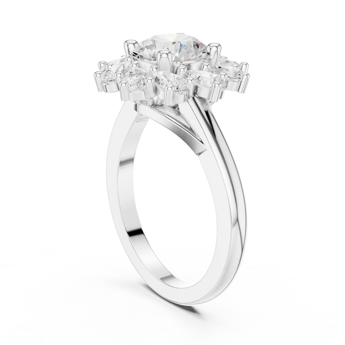 Adjustable silver toe ring with sleek band.