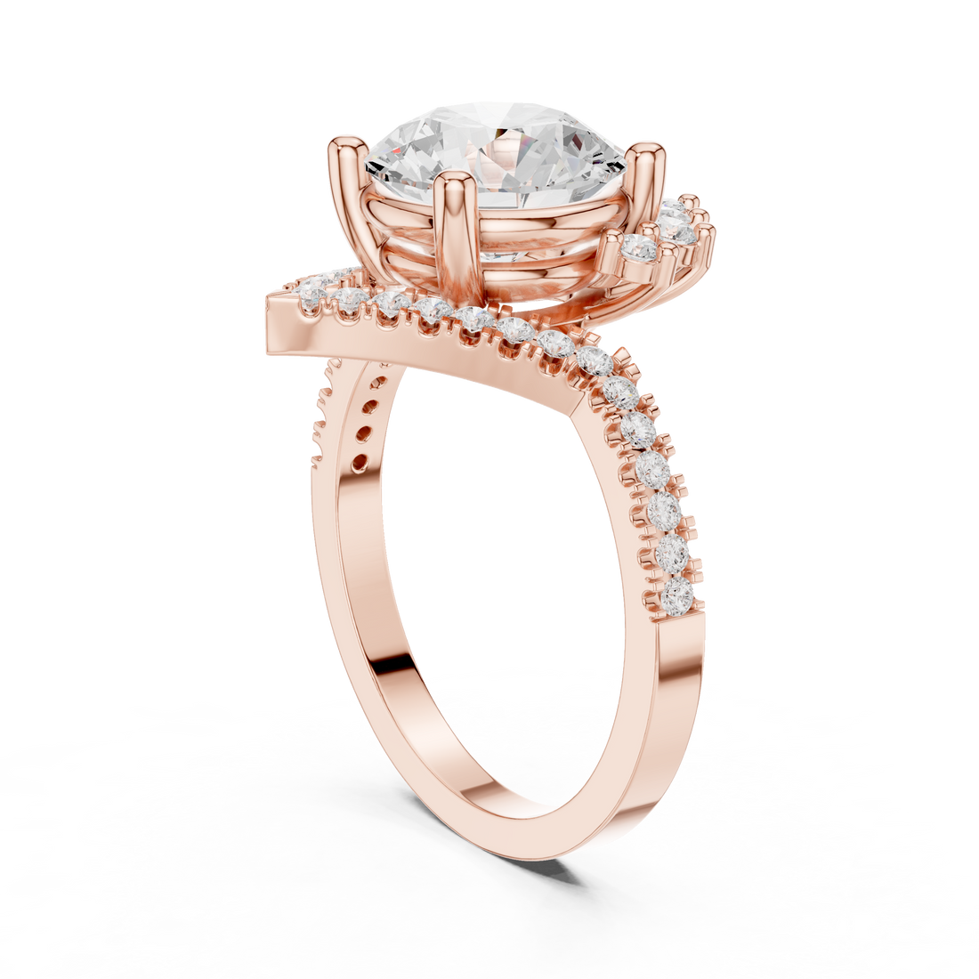 Men's brushed gold wedding band ring.