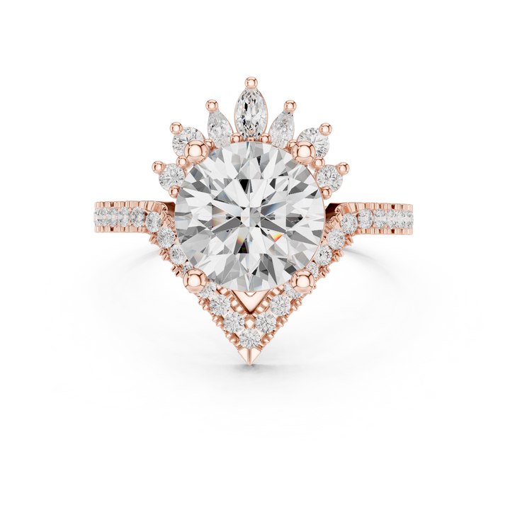 Decorative vintage brooch with antique style.